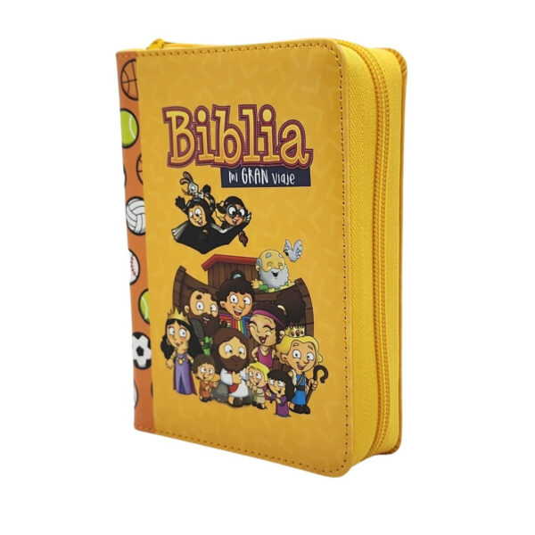 Biblia Mi Gran Viaje – RVR60 con cierre Naranja - Image 2