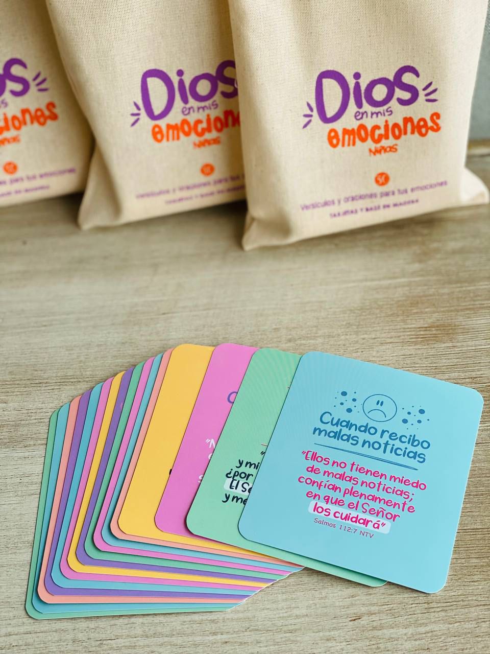Kit de tarjetas niñas – DIOS en mis EMOCIONES - Image 3
