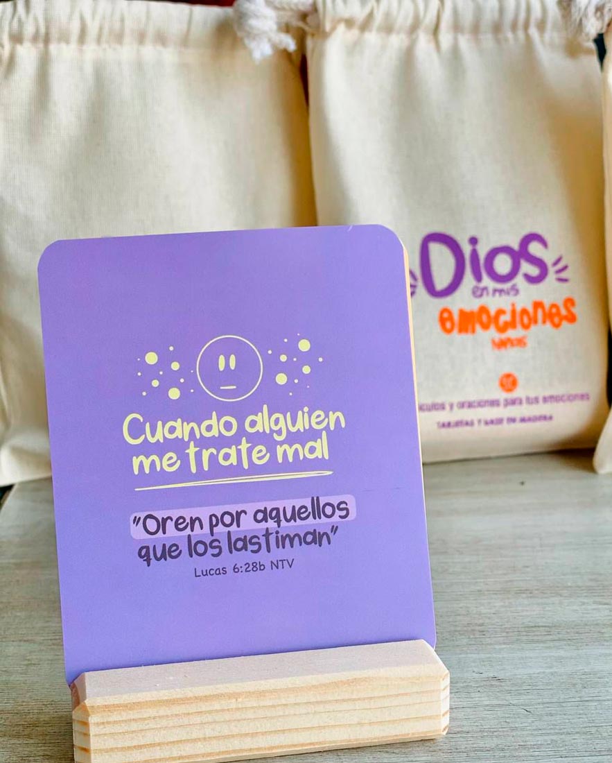 Kit de tarjetas niñas – DIOS en mis EMOCIONES - Image 2