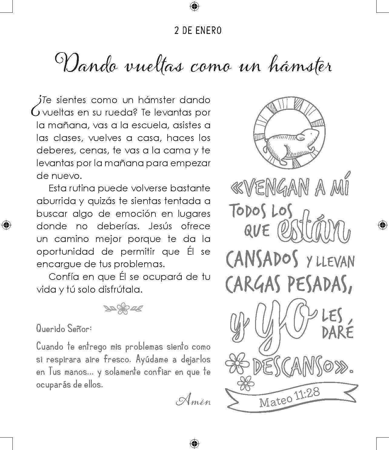 Devocional ilustrado para niñas – 366 devocionales para colorear - Image 2